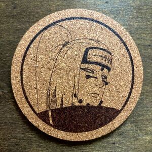 Naruto First Animal Path of Pain Laser Engraved Cork Coaster